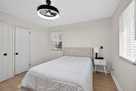 Includes a spacious closet and neutral d&eacute;cor