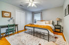 Primary bedroom - King bed and desk for work