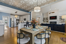 Dining table seating for 8