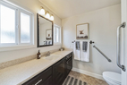 Primary bathroom with shower and plenty of sp