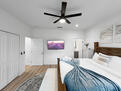 Master Bedroom, Huge TV