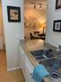 View from kitchen to dining