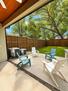 Private fenced yard for extended-stay guests