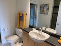 spacious bathroom
