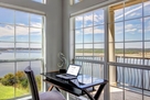 Master suite deck with views to the lake
