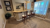 Bar area attached to the family room