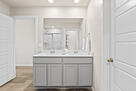 Primary bath double vanity
