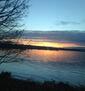 Sunset from Puget sound to Tacoma
