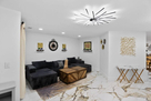 Modular sectional. Arrange for additional bed