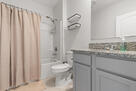 Primary hallway bathroom