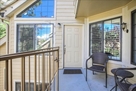 Front door with Plantation shutters surroundi
