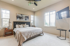 King bed with private bath upstairs