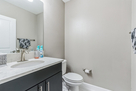 Half bathroom on 2nd floor.