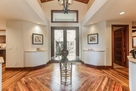 Foyer w/view of lava courtyard entry from gar