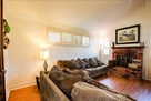 Family room with cozy fireplace
