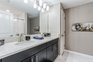 Master Bathroom with stand up shower and dual