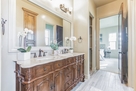double vanity and 2 personal closets