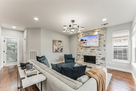 family LR fireplace