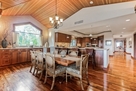 Dining room w/additional countertop seating.