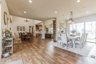 2 spacious dining rooms  and open kitchen