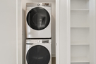Laundry room with washer and dryer