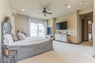 First floor Master bedroom with gas fireplace