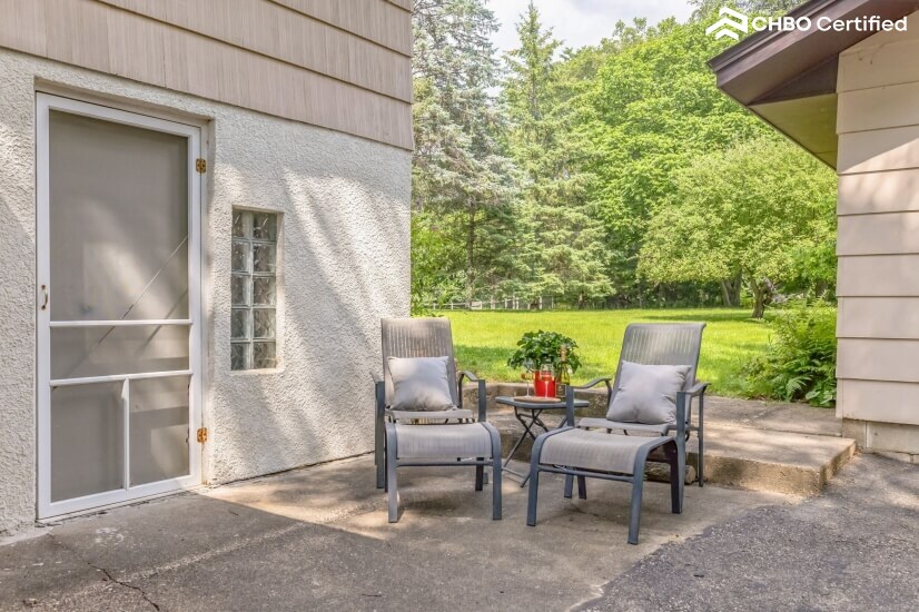 Lovely outdoor seating