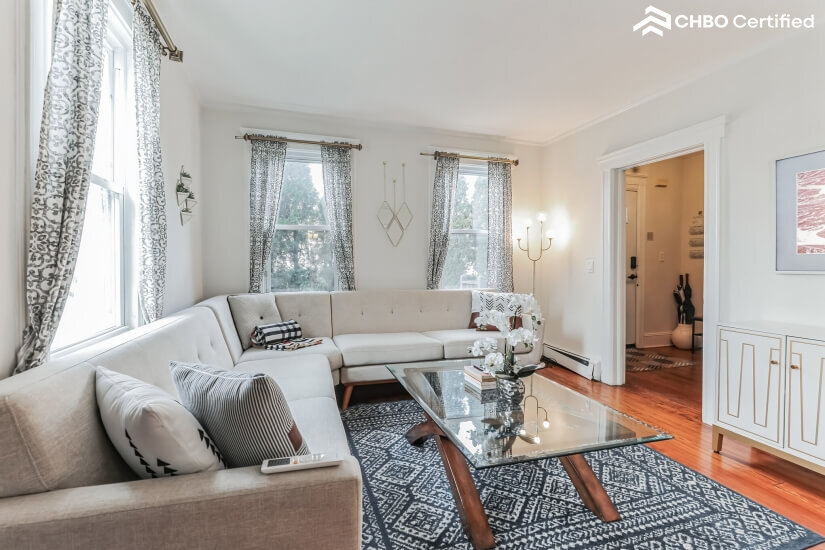 Comfy Living Room - corporate housing in Greenwich CT|NYC