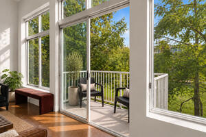 Balcony into the courtyard