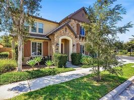 Front entrance and landscaping