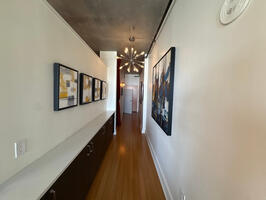 Artwork extends throughout entry hall