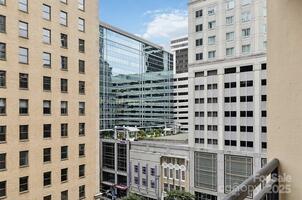 View of the city from our balcony
