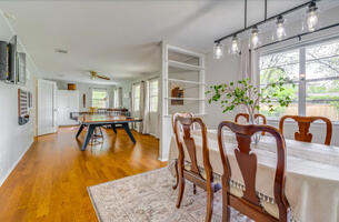 Multi-purpose includes games, dining & daybed