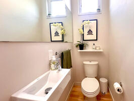 Half bath on main floor