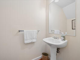 Entry level bathroom