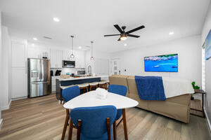 Whole Living Room with Kitchen