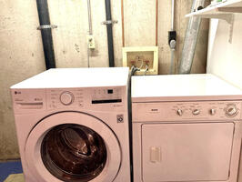 Full-sized washer and dryer