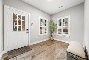 Mudroom for effortless entry from driveway