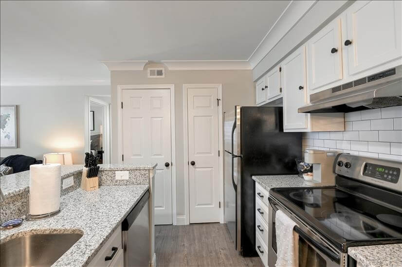 Fully stocked kitchen