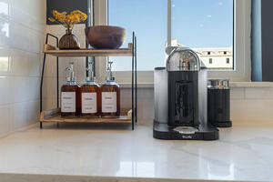 Nespresso coffee station