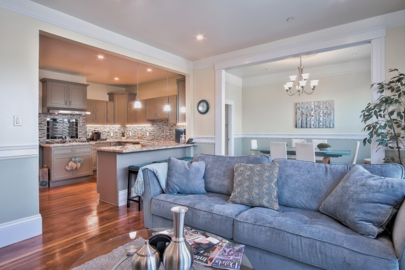 SF Furnished 4 Bdrm Outer Mission Flat