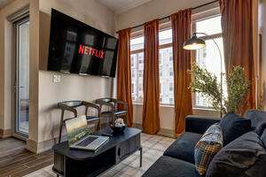 75 inch HDTV with Amazon Prime Video, Apple TV, Disney+, HBO