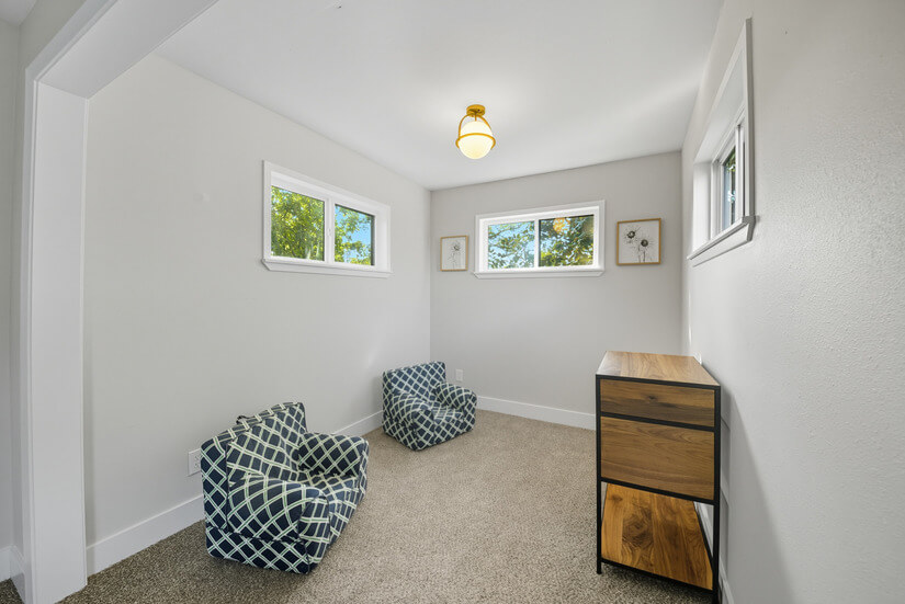 A cozy nook for reading and relaxing