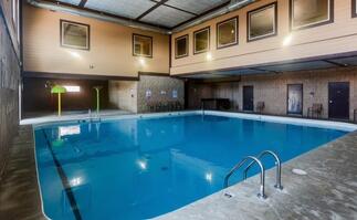 Indoor pool and hot tub