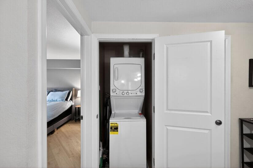 Stackable washer and dryer