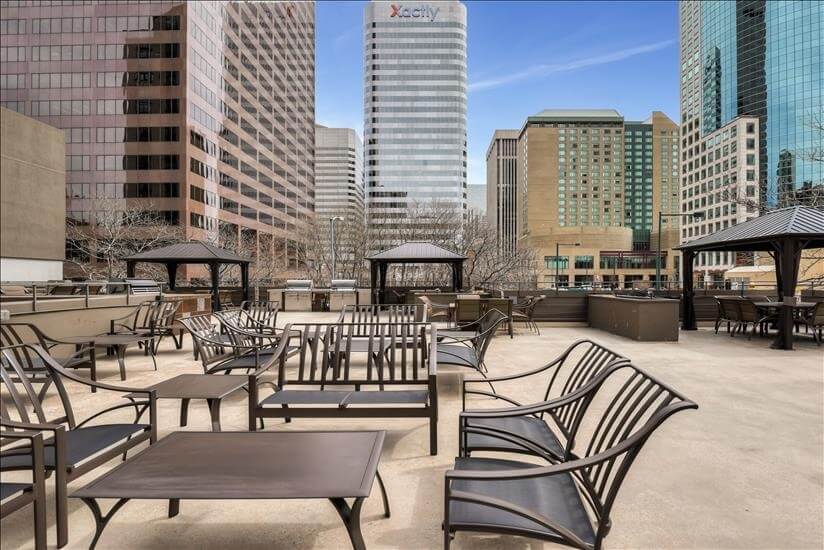 View From Building Patio Area