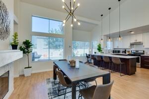 Kitchen Open to Gathering Spaces