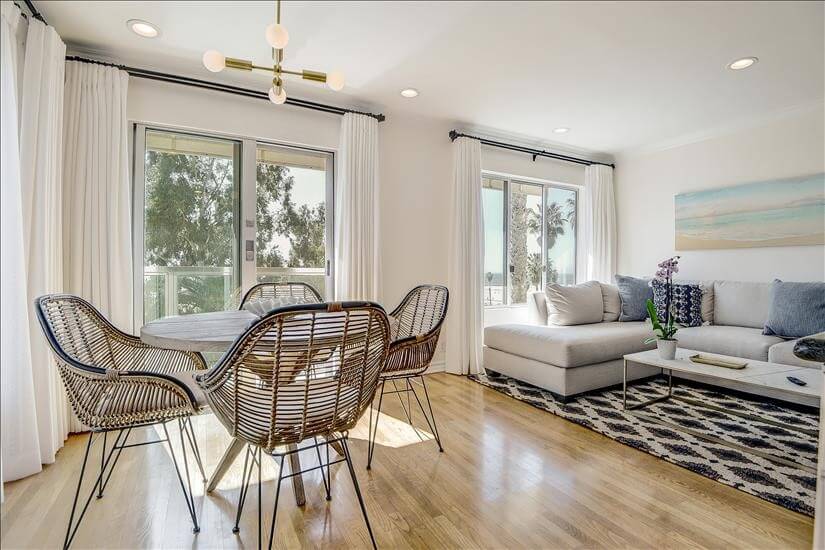 Fully Furnished Two Bedroom Santa Monica Pier