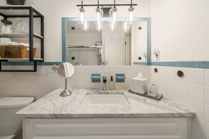 Hall Bathroom Vanity Close-Up