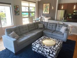 Great room with new sectional